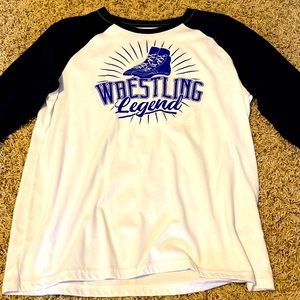 “Wrestling Legend” Graphic Long Sleeve Shirt